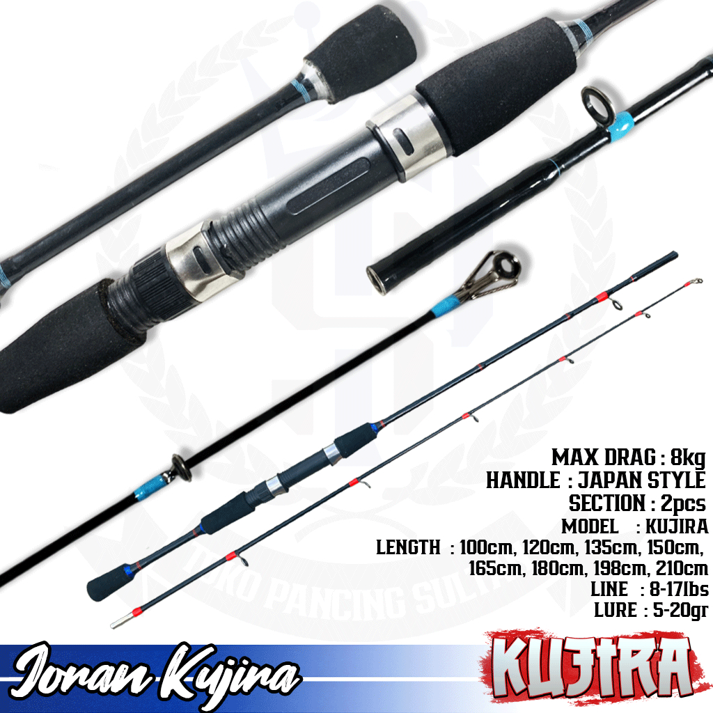 JORAN AJIRO KUJIRA 8-17 LB BAHAN FIBER SOLID