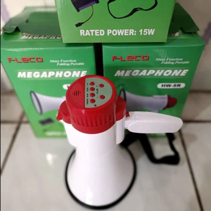 TOA / SPEAKER TOA / MEGAPHONE FLECO HW-8R RECHARGEABLE/PENGERAS SUARA/UNTUK MEREKAM SUARA PROMO