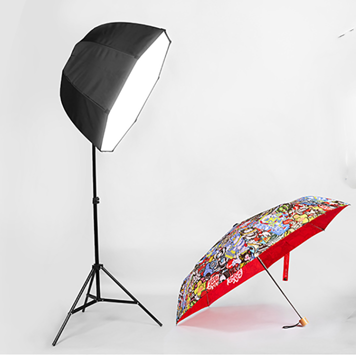 Payung Softbox Octagon Flash Diffuser Double Soft Cloth