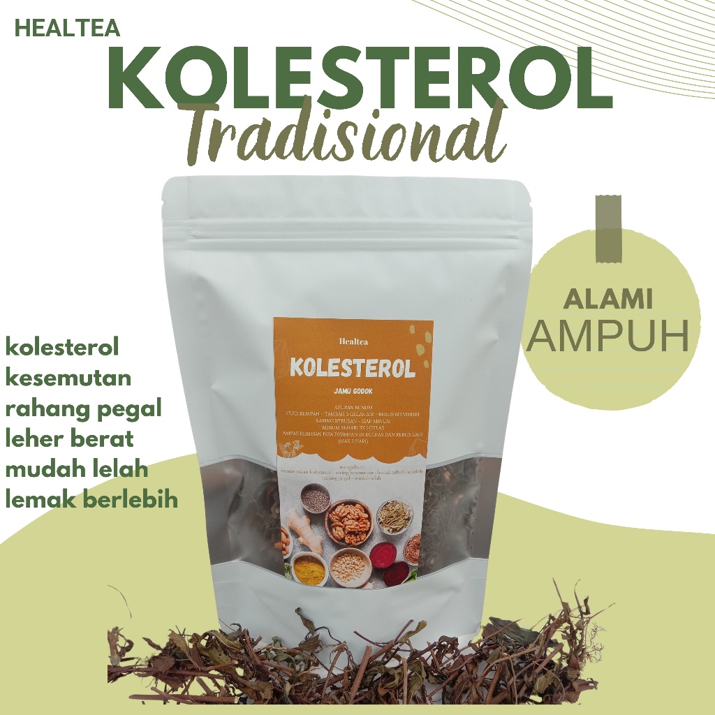 

KOLESTEROL jamu godok tradisional teh rimpang rempah herbal