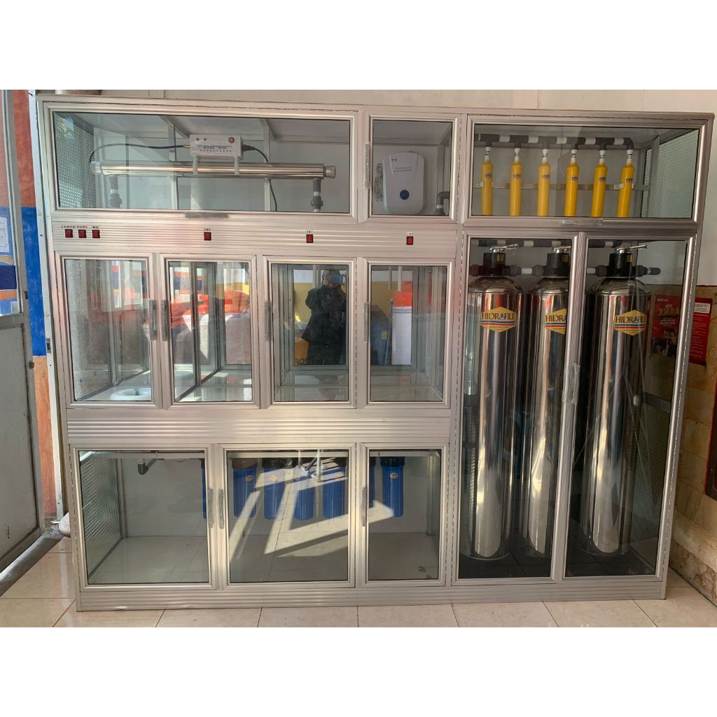 mesin air minum isi ulang bio energy dan ozone 4 ruang