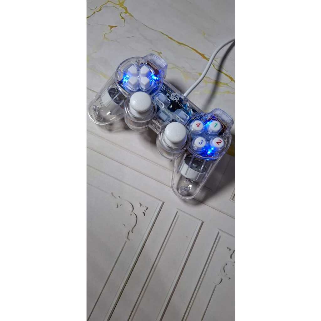 Gamepad Eyota single wired usb 2.0 transparent vibration st88 st-88 for pc laptop ps3 - Joystick 1 t