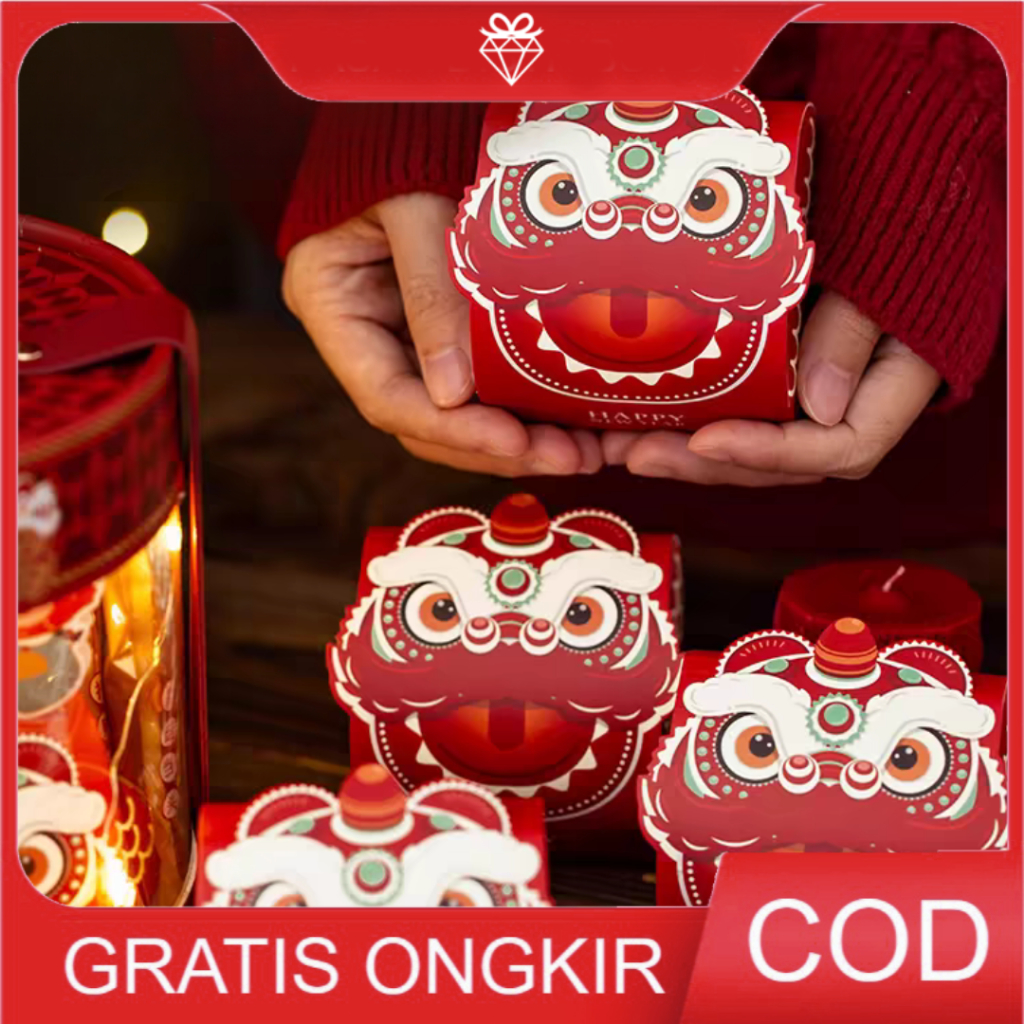 

Giftbox Imlek Emas YiGeYi - Kotak Kado Barongsai Chinese New Year GB243