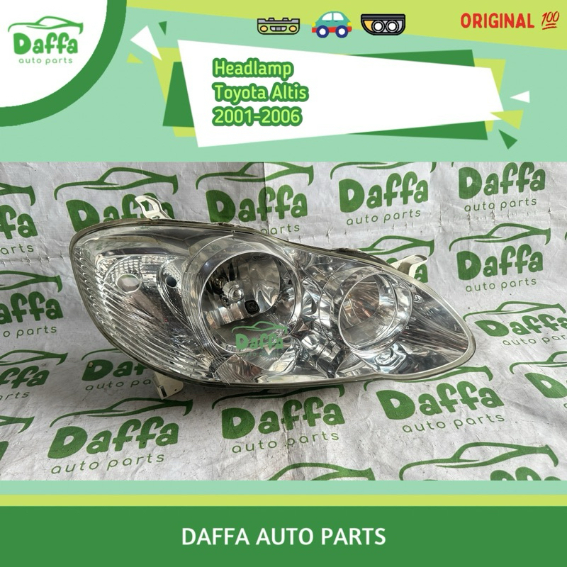 Headlamp Lampu Depan Utama Toyota Altis 2001 2002 2003 2004 2005 2006 Original