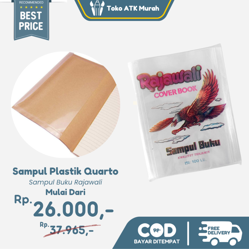 

Sampul Buku Plastik Quarto Rajawali 100 Lembar