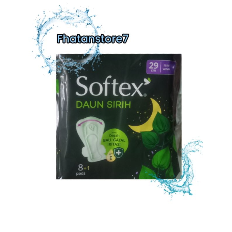 Softex Daun Sirih 29cm Slim Wing Isi 8+1