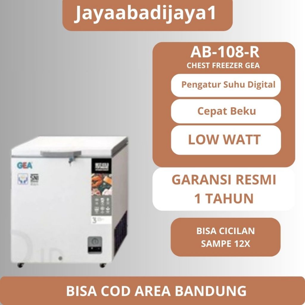 Chest Freezer GEA AB-108-R Freezer Box GEA AB108R / AB108R