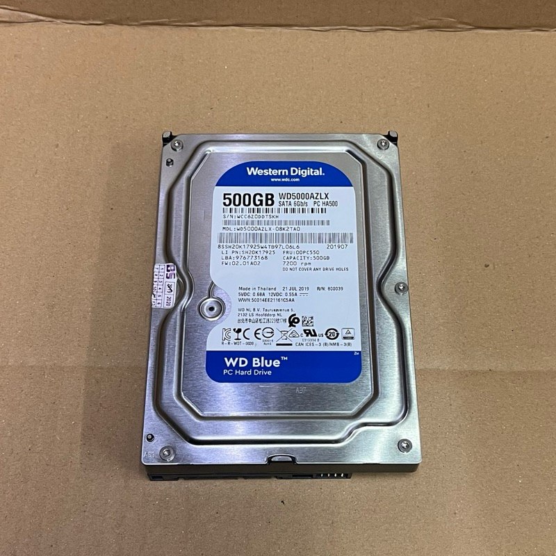 Harddisk/Hardisk HDD Internal PC/CCTV 500GB HDD WD SATA 3.5" Original