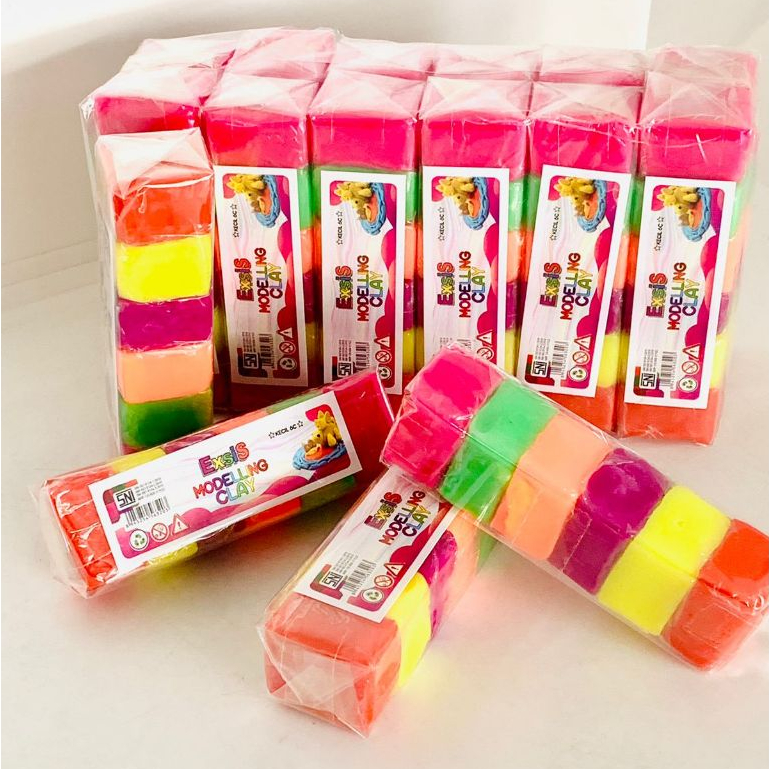 72buah plastisin SNI EXSIS  malam mainan