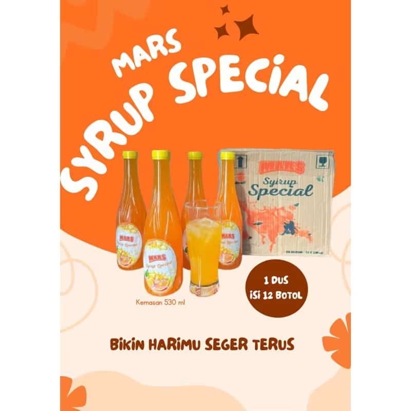 

❤️ Al Fatih Store ❤️ syirup mars isi 12 botol 530ml rasa jeruk