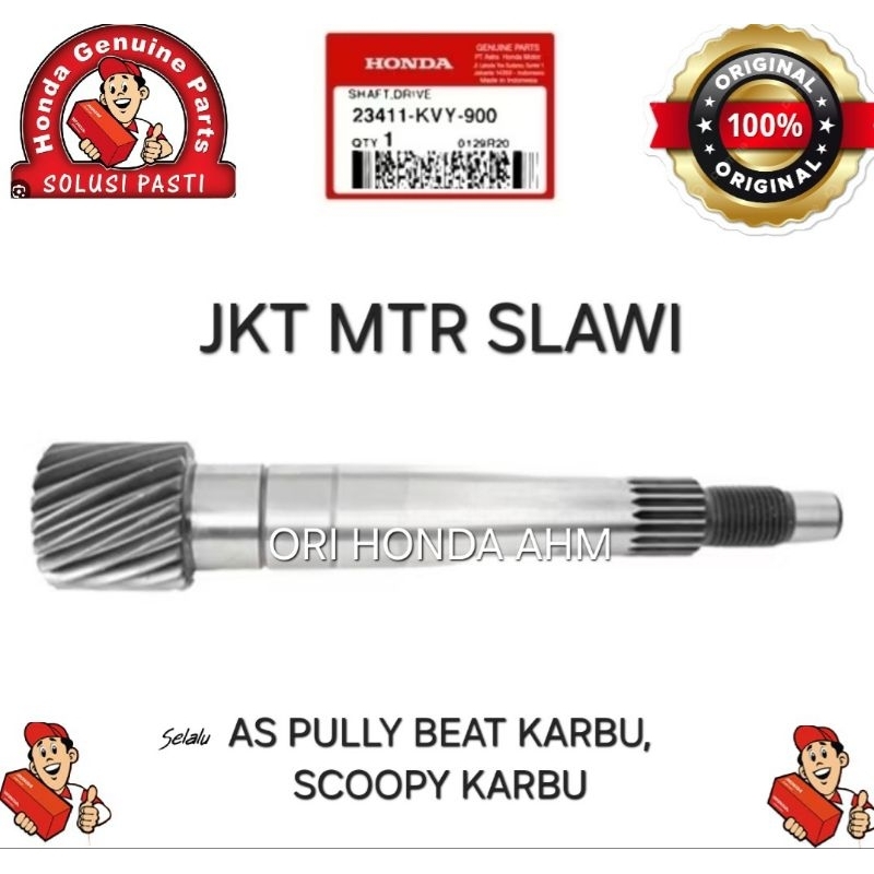 As Gardan atau As Pully Motor Beat Karbu