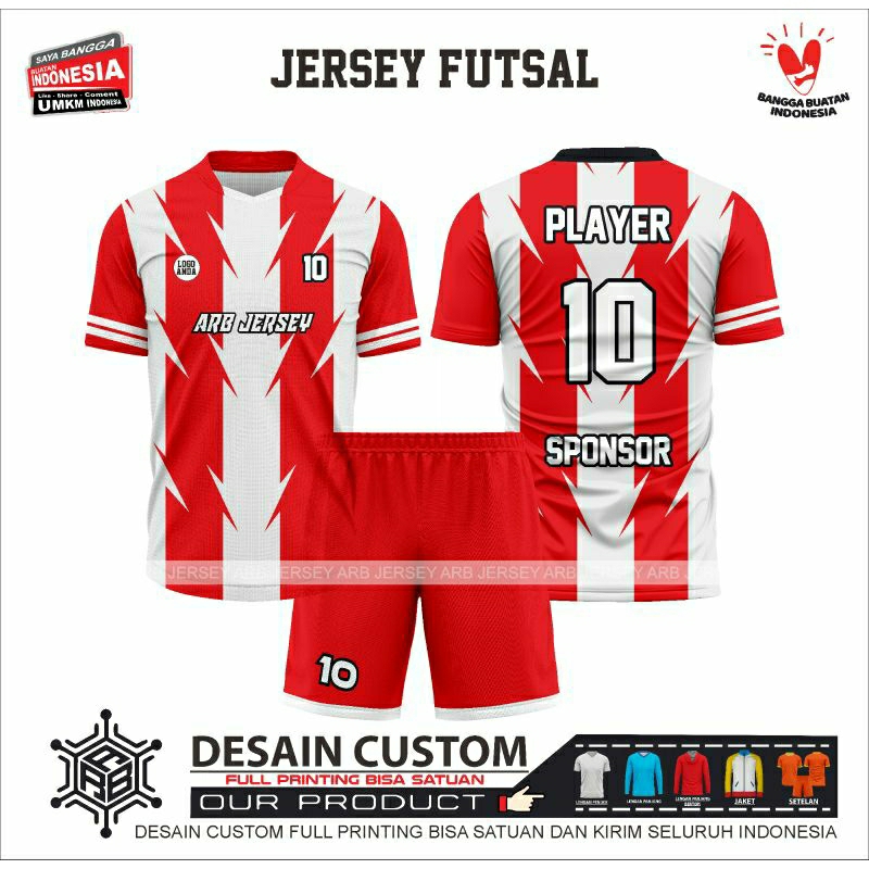 Setelan celana jersey futsal