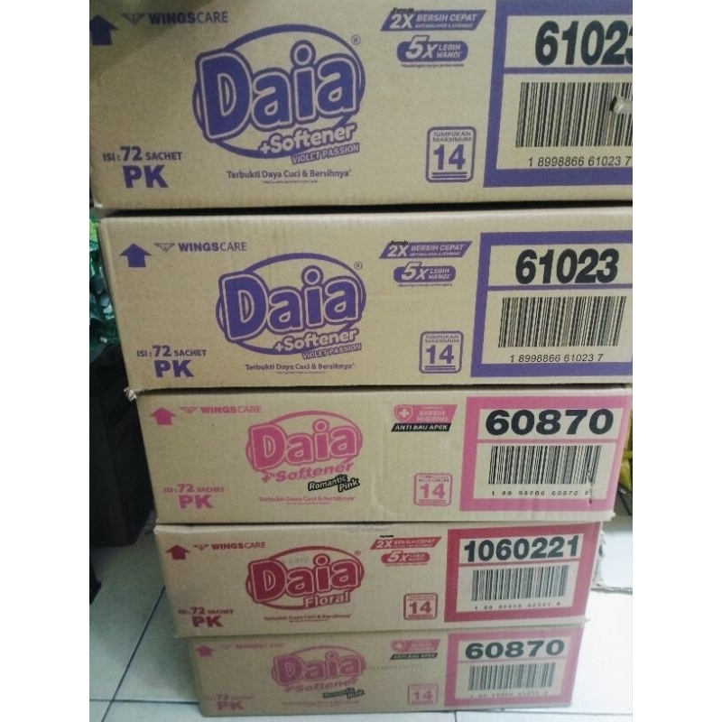 Daia Detergen Renceng 1 1Dus 72 Sachet