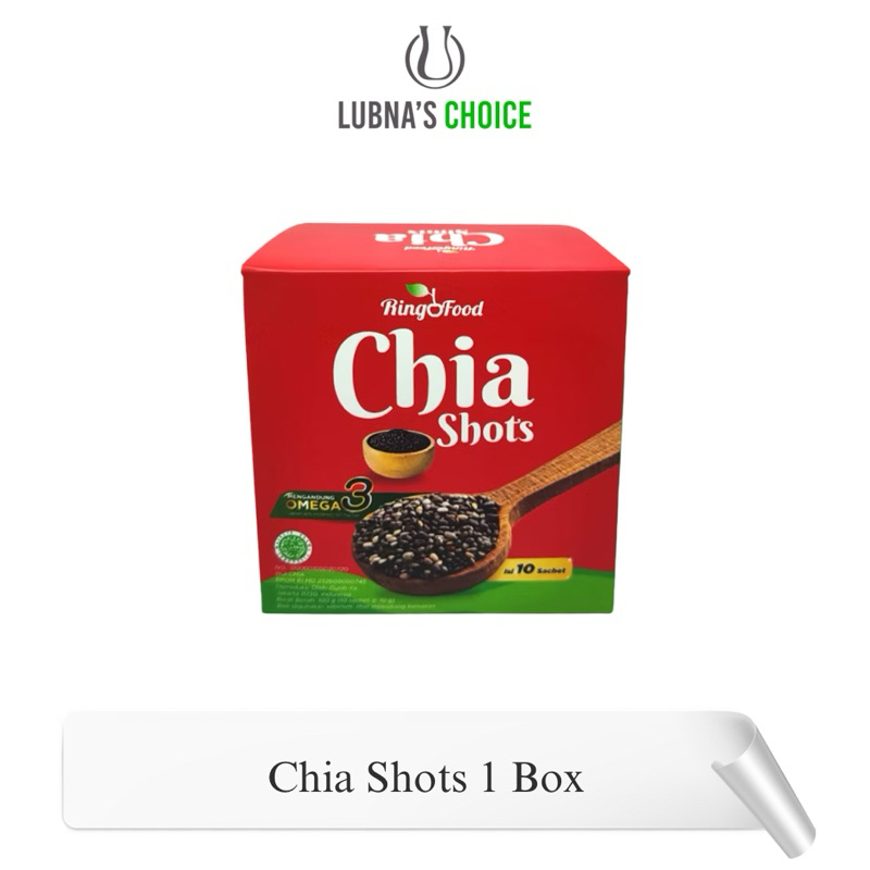 

Ringofoods Chia Shots 1 Box - Biji Chia Organik