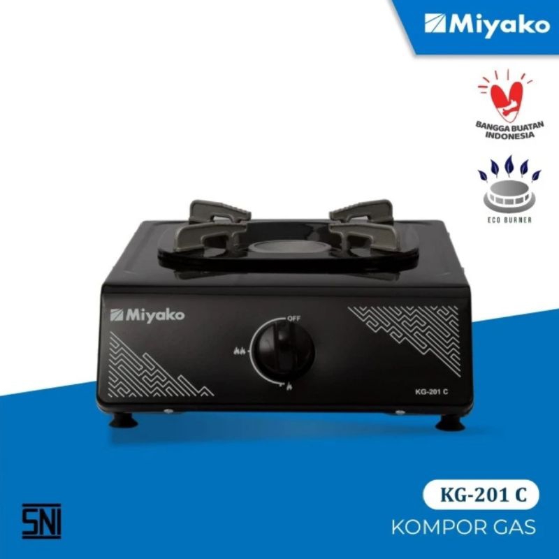Kompor Gas miyako KG-201c / KG 201c / Komor gas miyako 1 tungku