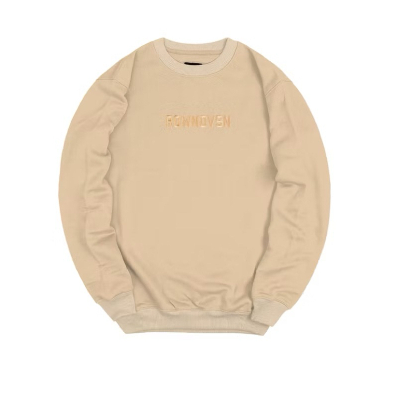 [ preloved ] Crewneck Cream RownDivision