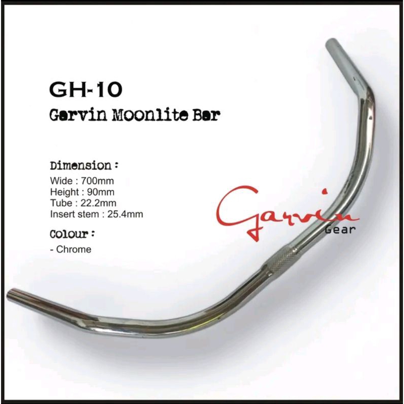 GH-10 Garvin Moonlite Lowrider Bar / Handlebar Lowrider, Commuter bike, classic bike