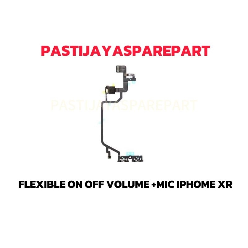 FLEXIBLE  FLEX ON OFF VOLUME + MIC IPHONE XR