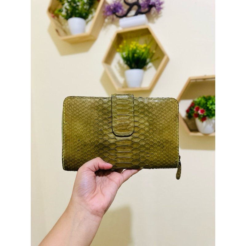 dompet kulit ular asli