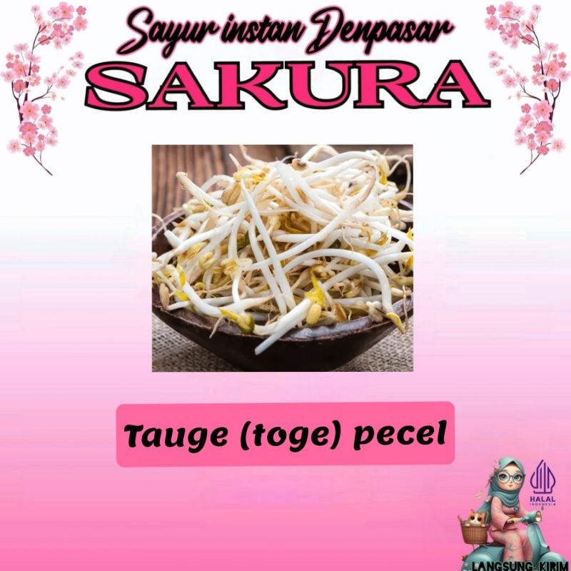 

Kecambah pecel ( cambah/toge/tauge)