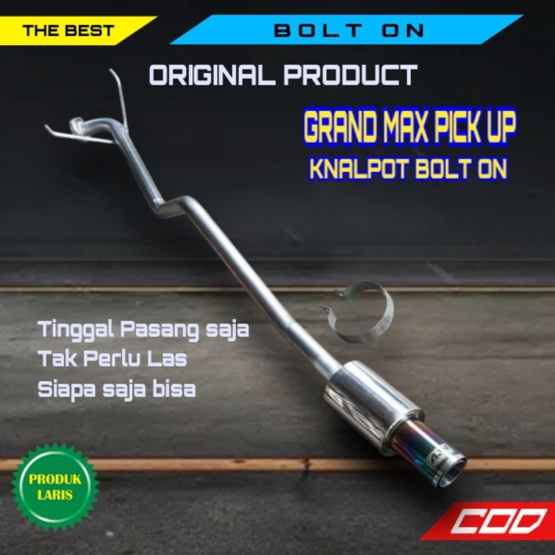 Grand max pick up knalpot bolt on