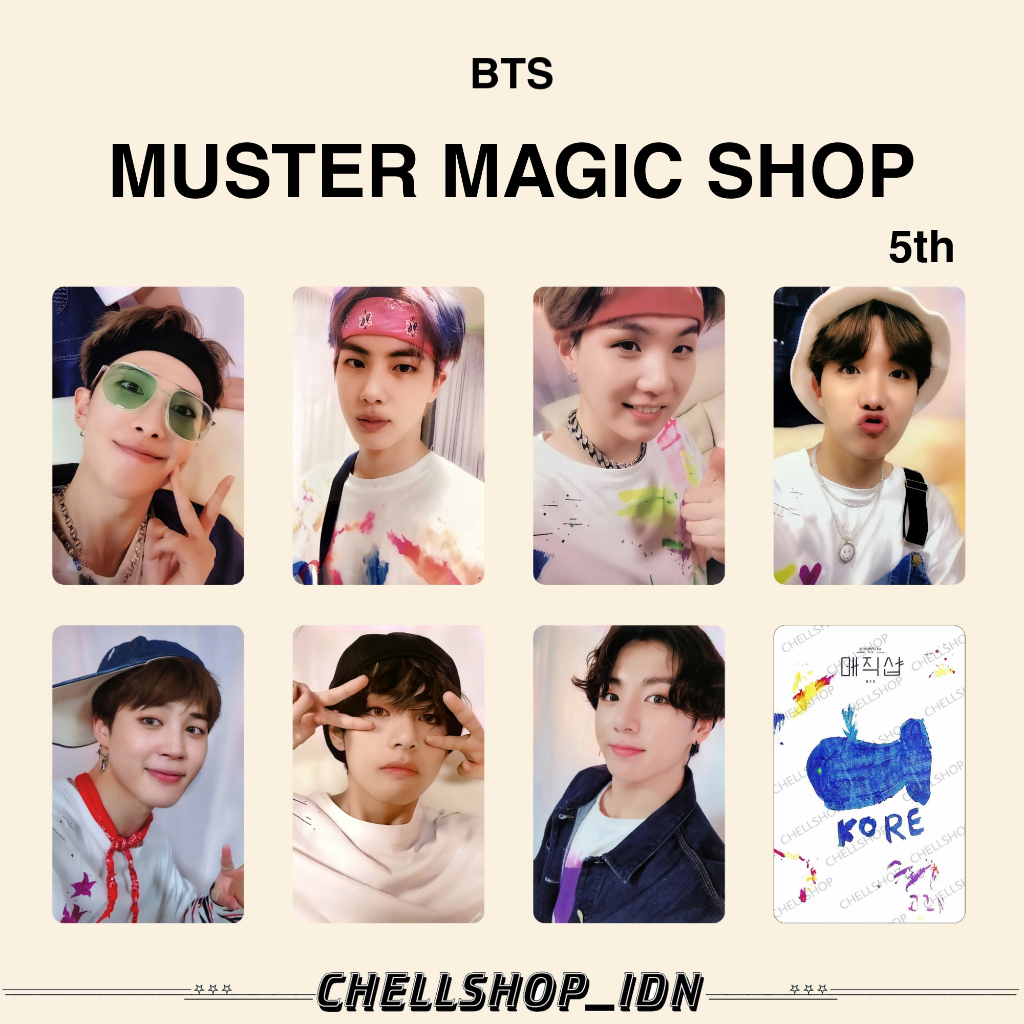 PHOTOCARD MUSTER 5TH MAGIC SHOP