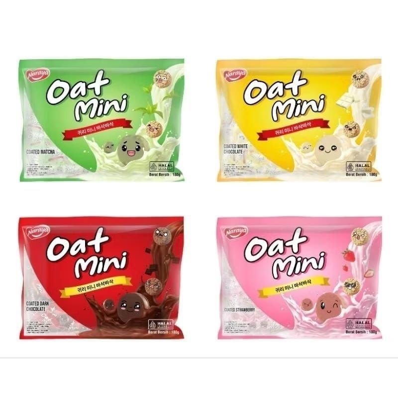 

Naraya Oat Mini Ukuran 180 Gram