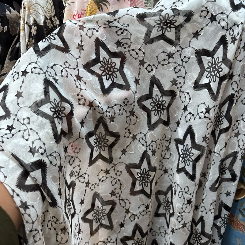 kain ceruty uragiri premium - kain ceruty uragiri motif premium - kain ceruty motif star - kain moti