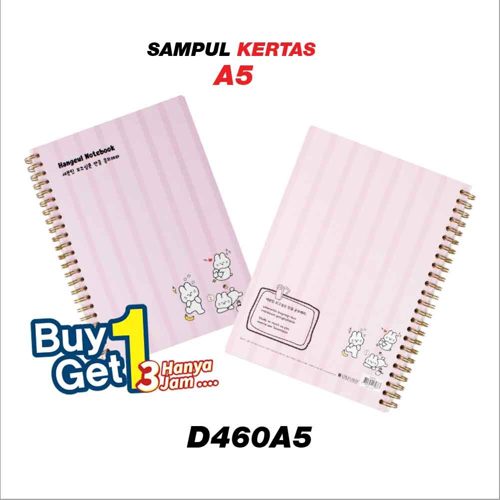 

Buy 1 Get 1 Free - Buku Tulis Hangeul Korea A5 Sampul Kertas