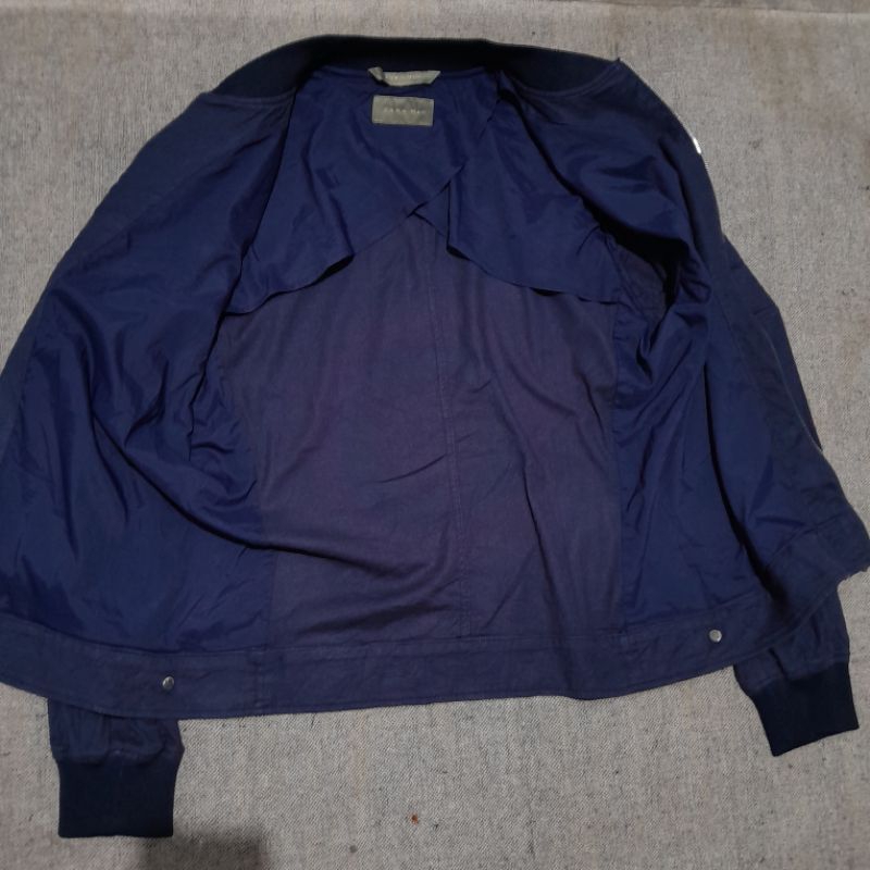 ZARA MAN bomber katun Original