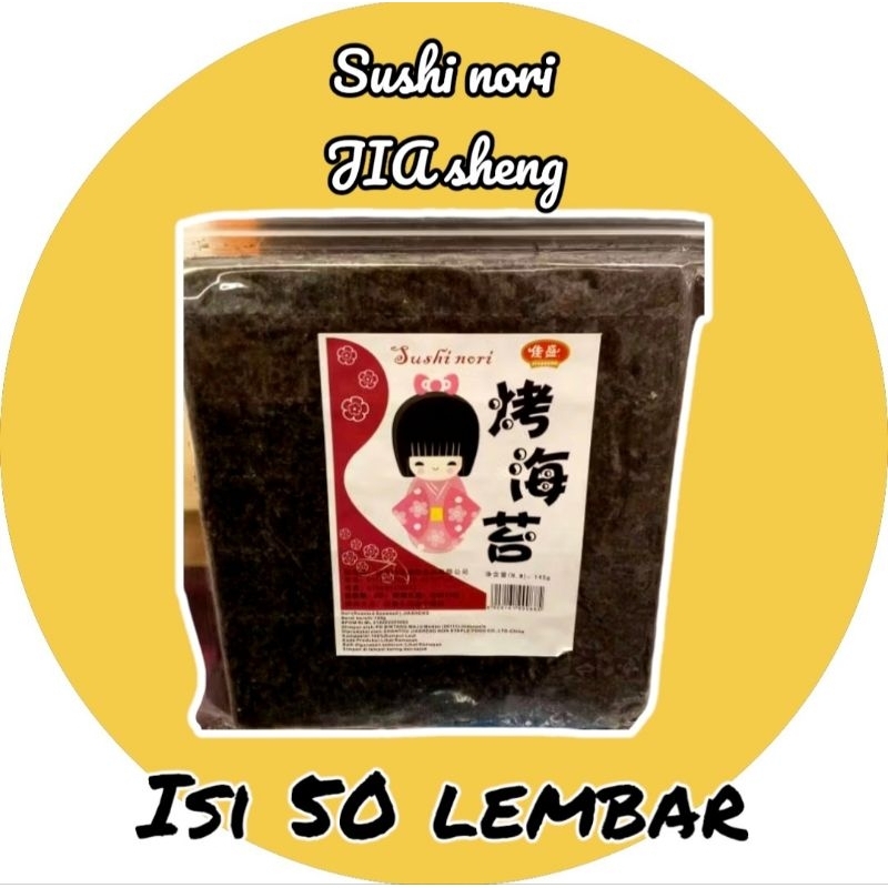 

Nori Sushi JIASHENG isi (50 lembar)