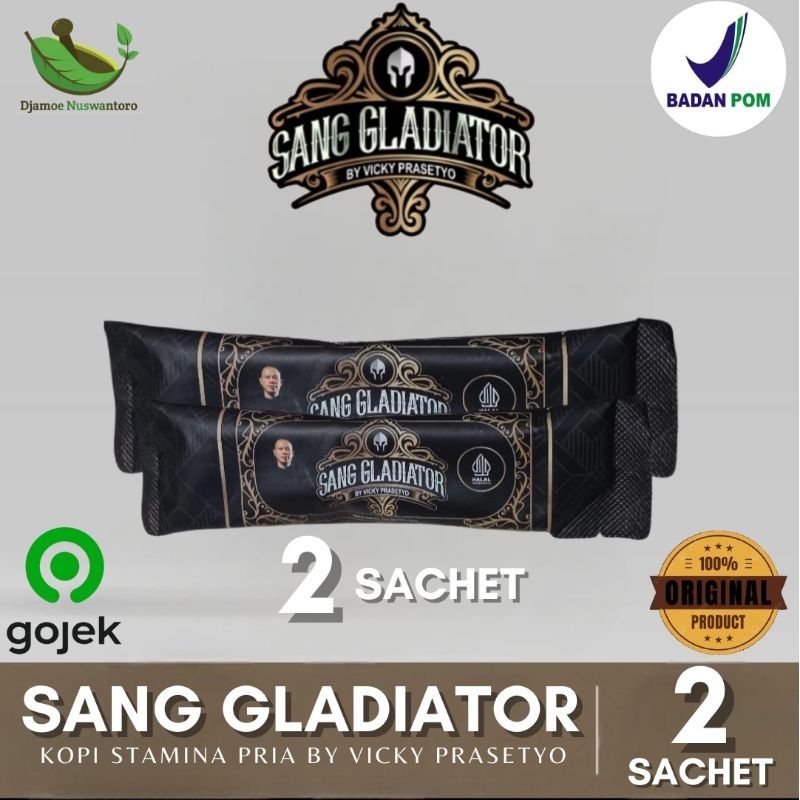 

Sang Gladiator Kopi Stamina Pria Original BPOM - 2 Sachet