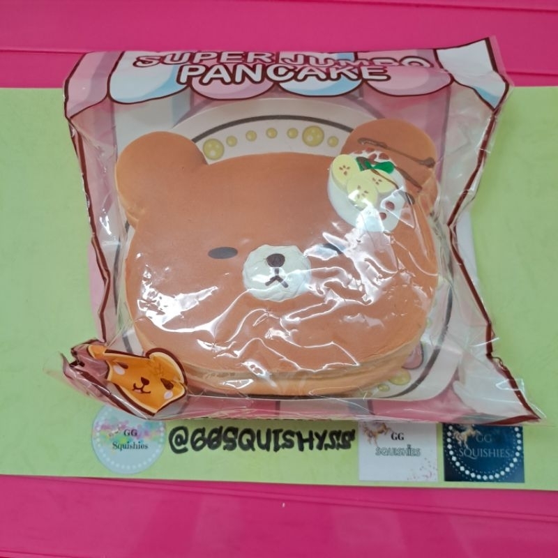Punimaru Jumbo Bear Pancake Banana Squishy Rare BNIP Original Murah Baru Squishies