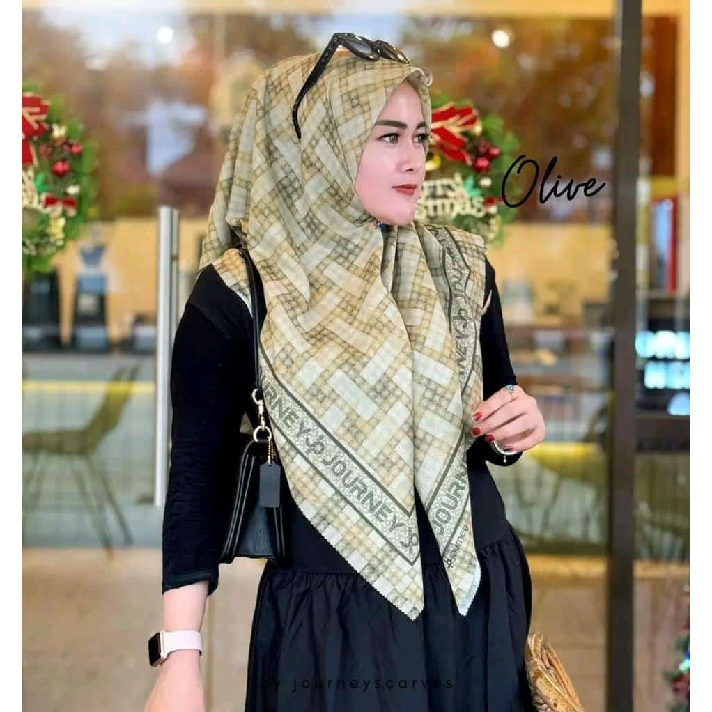 segiempat journey kw jilbab journey kw segiempat motif journey mozaik series voal motif terbaru