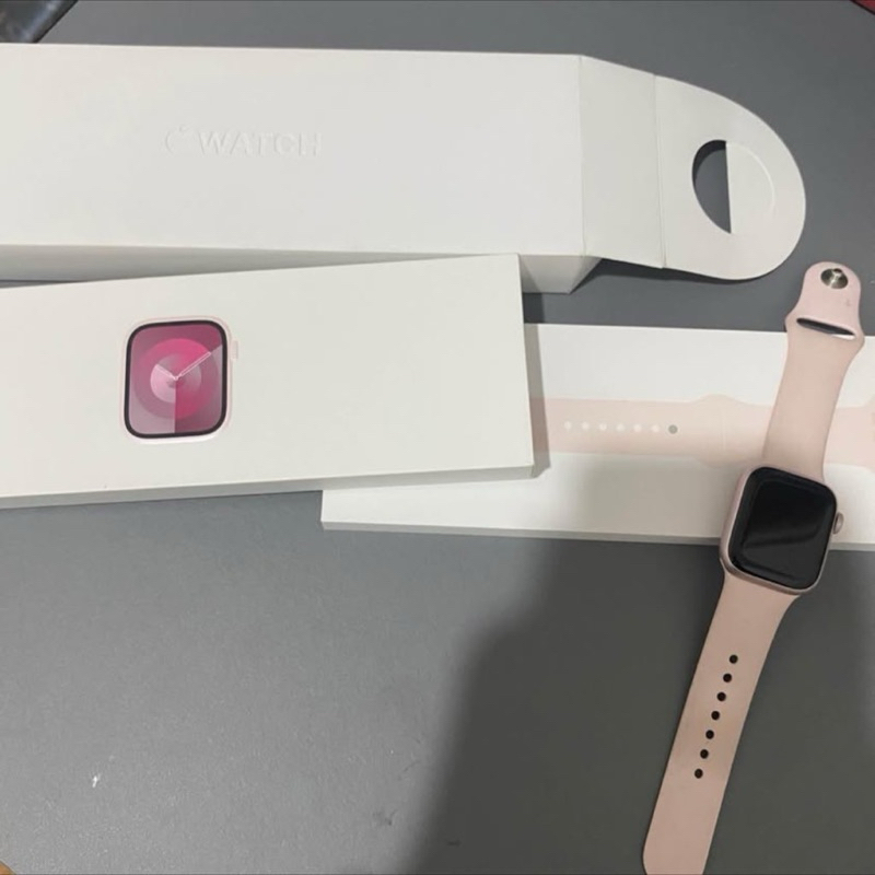 apple watch series 9 pink ex ibox ( i watch )