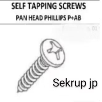 paku sekrup 8 sama paku sekrup 10