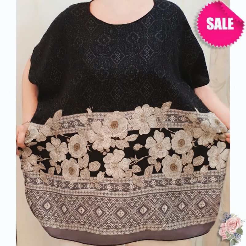 blouse jumbo baju santai wanita size jumbo atasan big size wanita baju bali santai wanita size jumbo