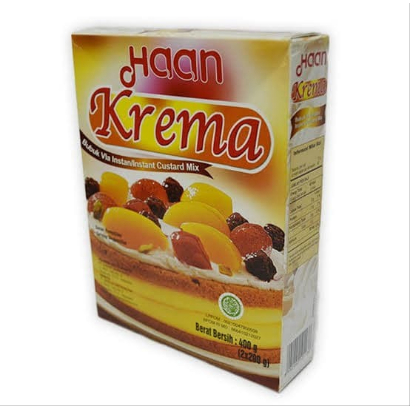 

HAAN Krema Bubuk Vla Instan Instant Custard Mix 400 gr