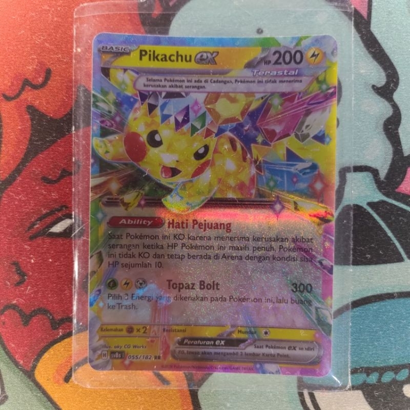 TCG PIKACHU EX KILAT RASI