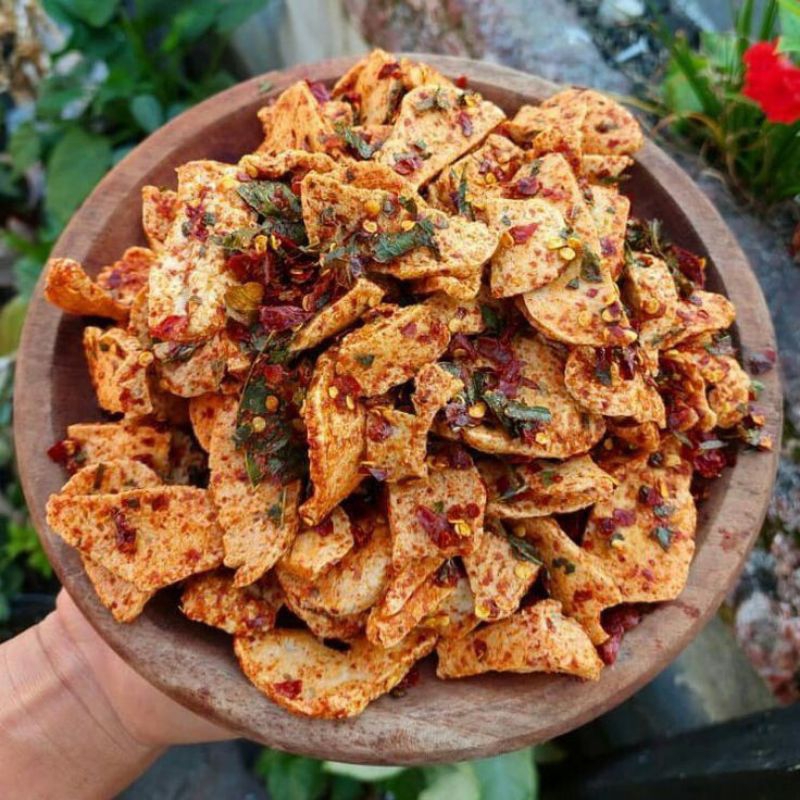 

Basreng pedas daun jeruk dan basreng original daun jeruk