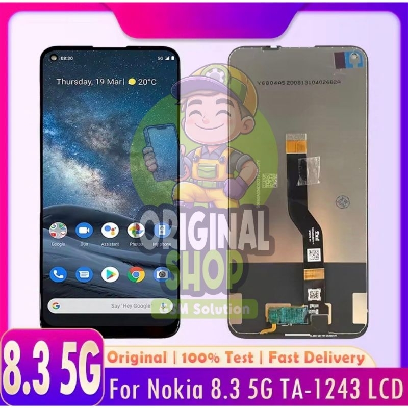 Lcd touchscreen original nokia 5.3 - nokia 8.3