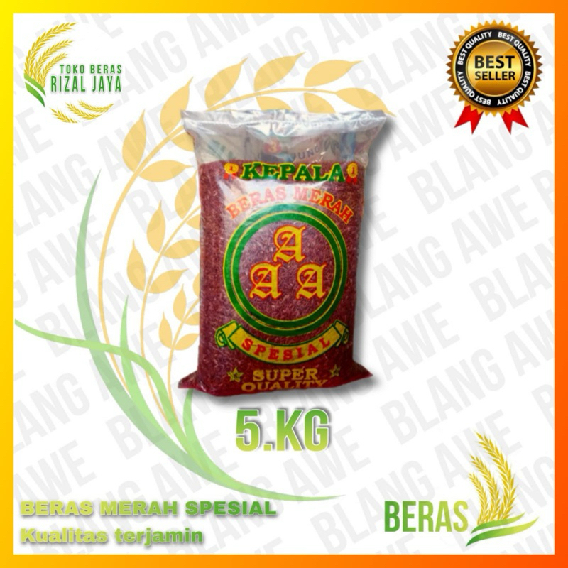 

BERAS MERAH 5KG PK(pecah kulit)