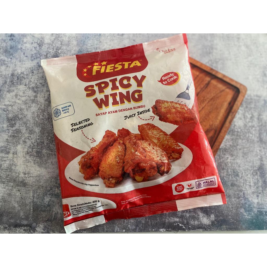 

Fiesta Chicken Spicy Wing 400gr | Sayap Ayam Pedas Fiesta