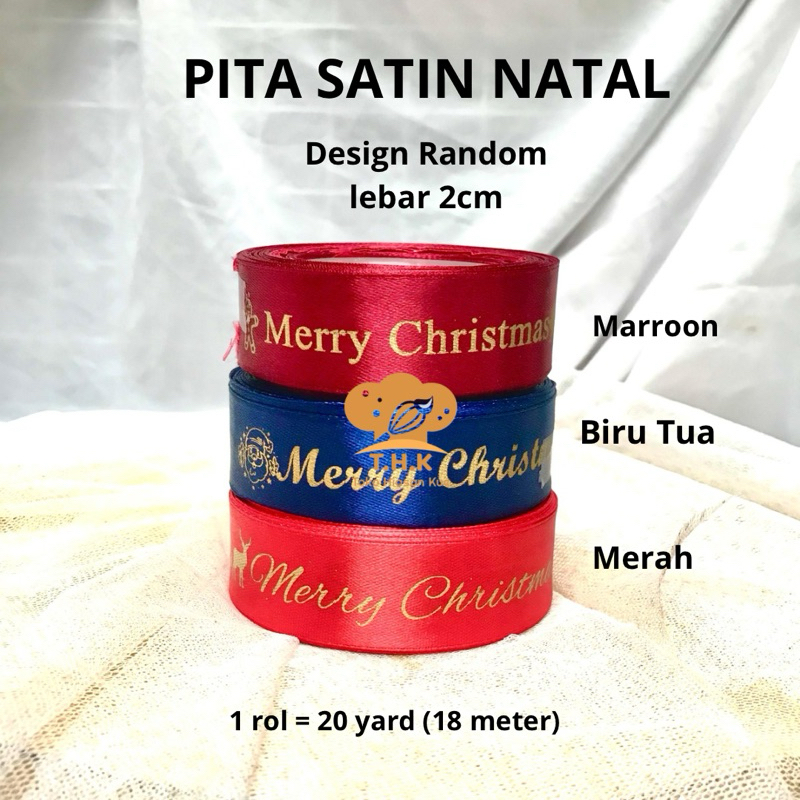 

PITA SATIN NATAL MERRY CHRISTMAS