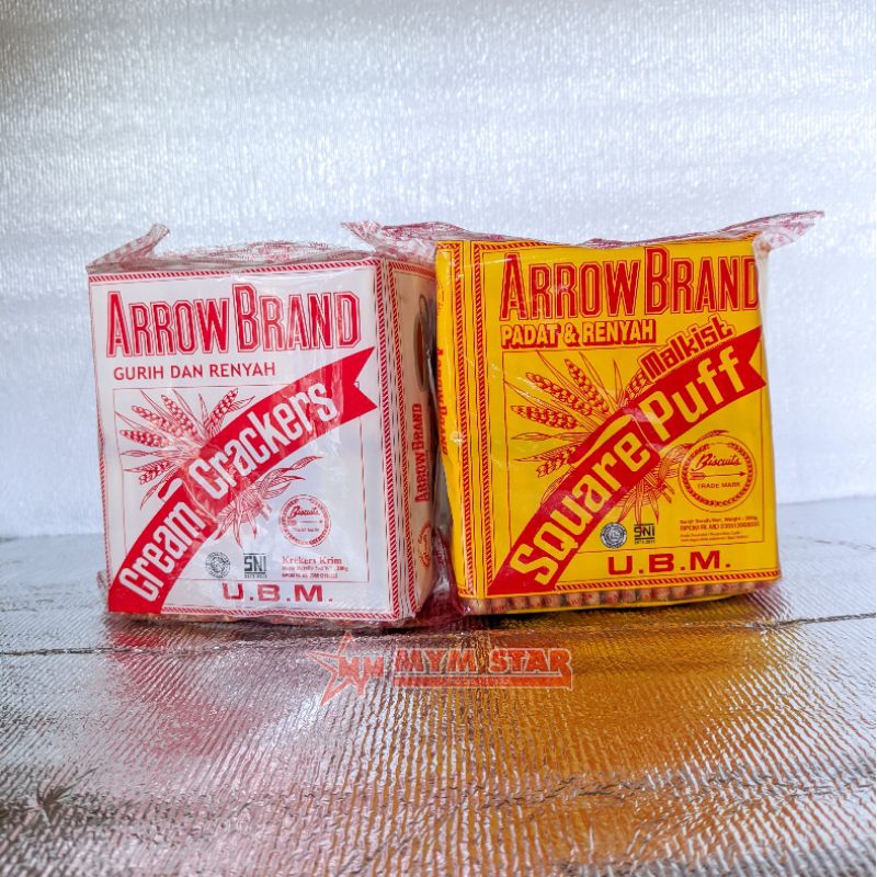 

UBM Arrow Brand Cream Crackers & Square Puff Malkist 280g