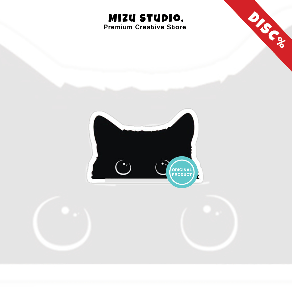 

Sticker Cute Black Cat Premium