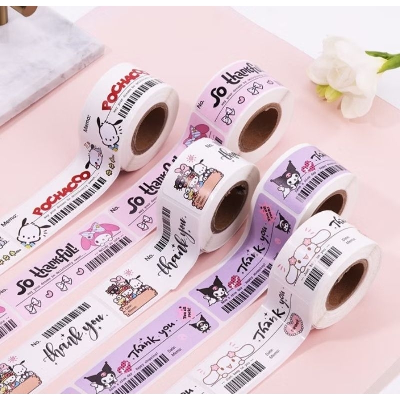 

Sticker Roll Thank You 120pcs