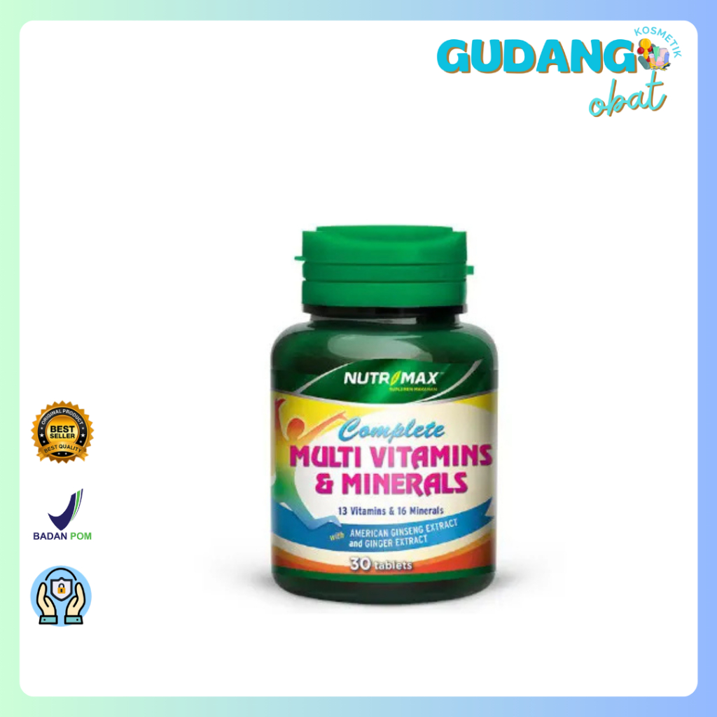 Nutrimax Complete Multivitamin & Minerals 30's