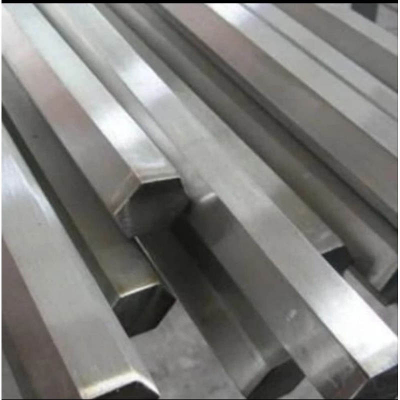 As Hexagon | Segi 6 304 Stainless 19mm panjang 400mm/40cm Hexagonal