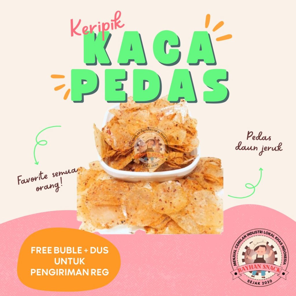

EG Keripik Kaca 250gr Kripik Kaca Pedas Daun Jeruk Terlaris